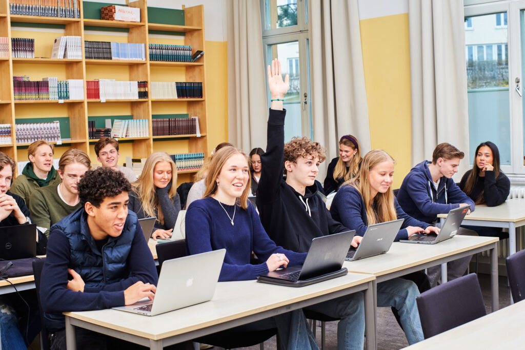 Elever i klassrum