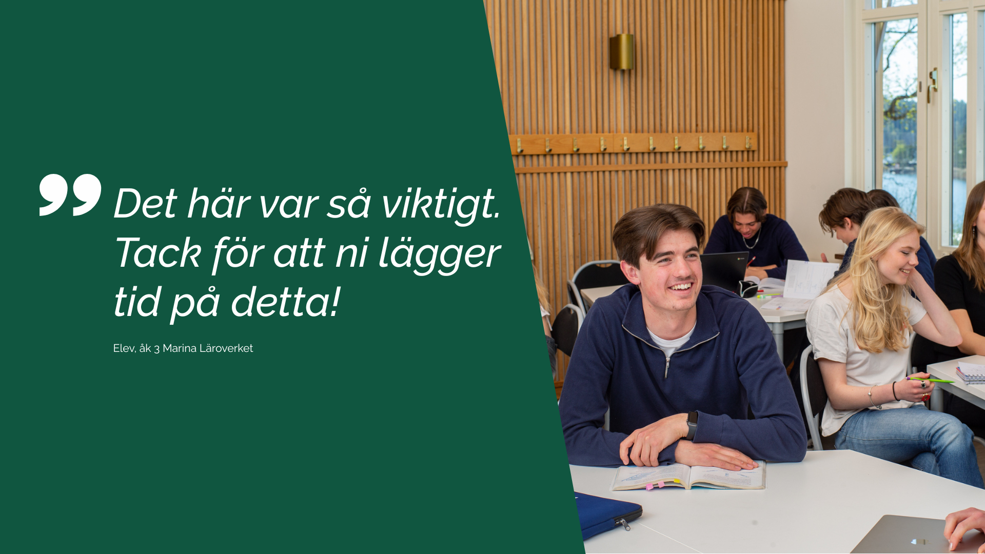 Läs mer om artikeln En vecka fri från våld – viktig temavecka på Marina Läroverket